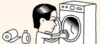 ドラム式洗濯機のゴムパッキンをきれいにするには