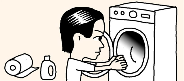 ドラム式洗濯機のゴムパッキンをきれいにするには