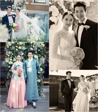 【フォト】イ・ドンゴン&チョ・ユニ、結婚式の写真公開