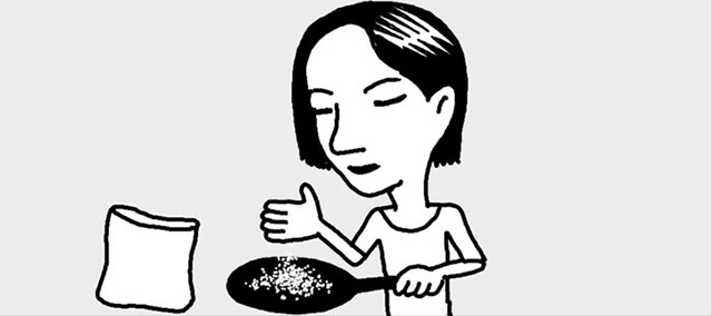 フライパンの油汚れは