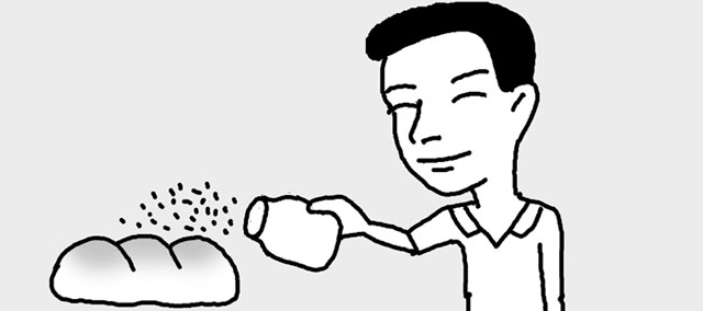 パンやもちを保存する時は