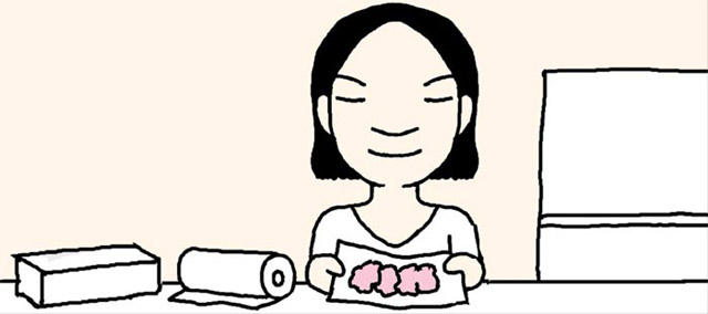 残ったベーコンを保存する時は