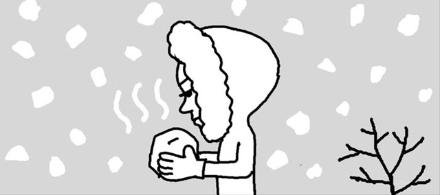 ミカンの皮でカイロ