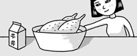 鶏肉・魚料理のにおいを取るには