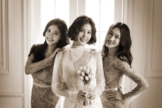 美し過ぎる三姉妹！　新婚パク・ウンジが写真公開