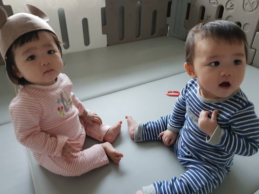 ハン・グル、数え年で2歳になった双子の近況公開