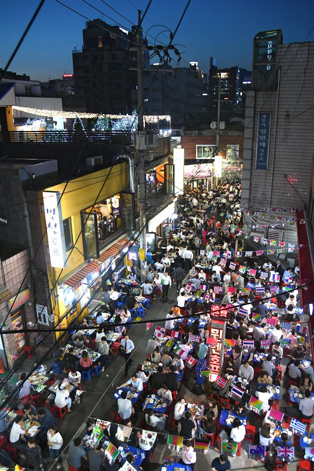 ビール1杯100円！　乙支路・干しダラ横丁でイベント開催