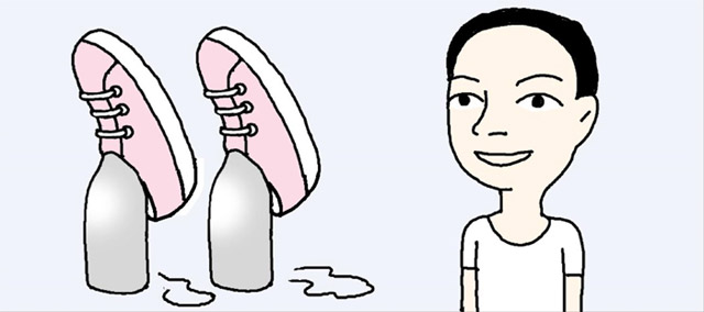 ぬれた靴をより早く乾かすには