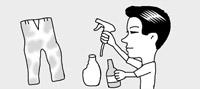 ジーンズからにおいがする時は焼酎を