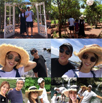 チャン・シニョン&カン・ギョンジュン夫妻、家族で済州島旅行へ