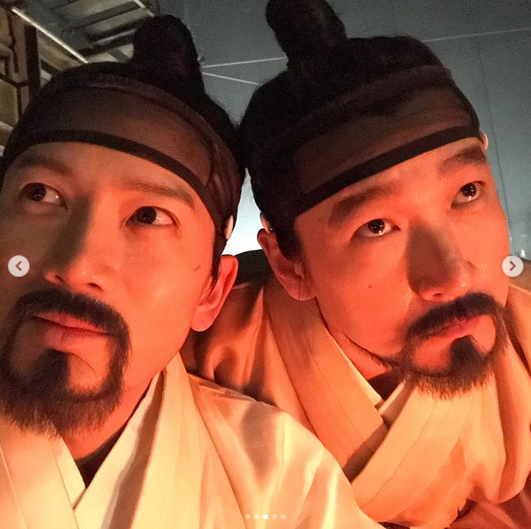 チソン＆チョ・スンウ、素敵な韓服姿の2ショット