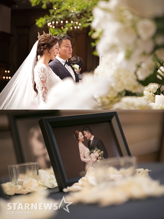 「幸せいっぱい」ミン・ヨンウォンが結婚式の写真を公開