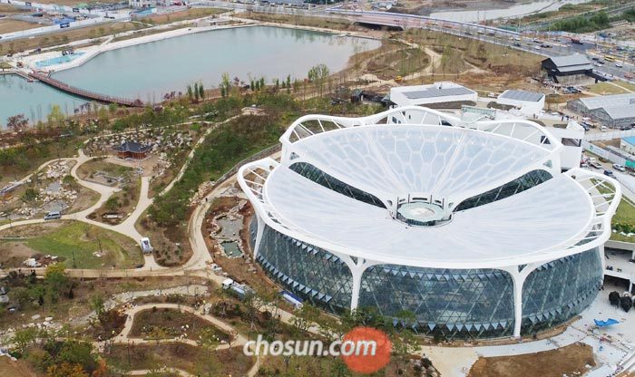 サッカー場70個分の広さ、ソウル植物園オープン