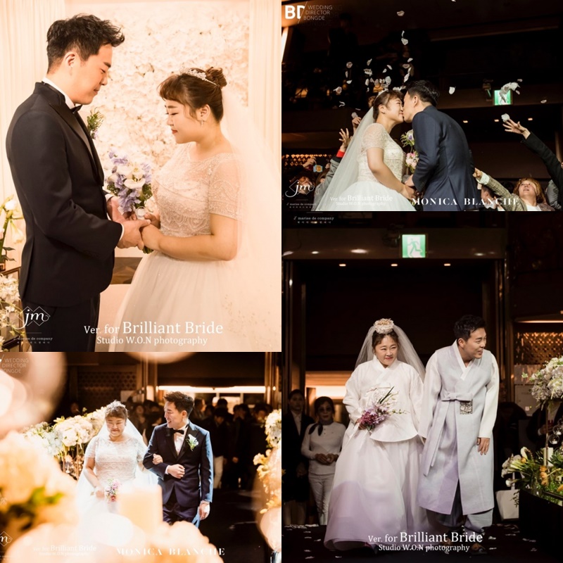 ホン・ユナ＆キム・ミンギ、結婚式の写真公開