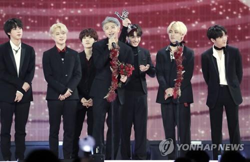 ＢＴＳ　米国で年間ＣＤセールス２位に