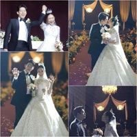 イ・サガン&Ron夫妻、結婚式の写真公開