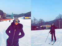 雪原のコ・ソヨン、「息子とスキー場でデート」