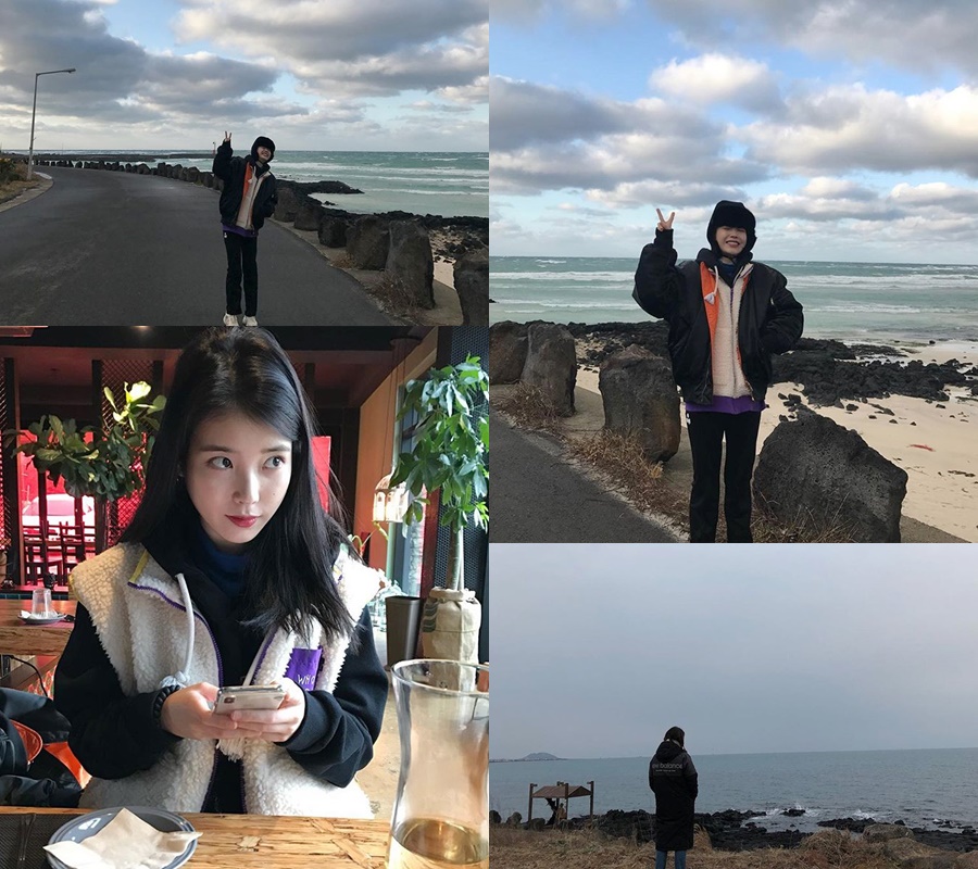 IU、済州島旅行の写真を公開