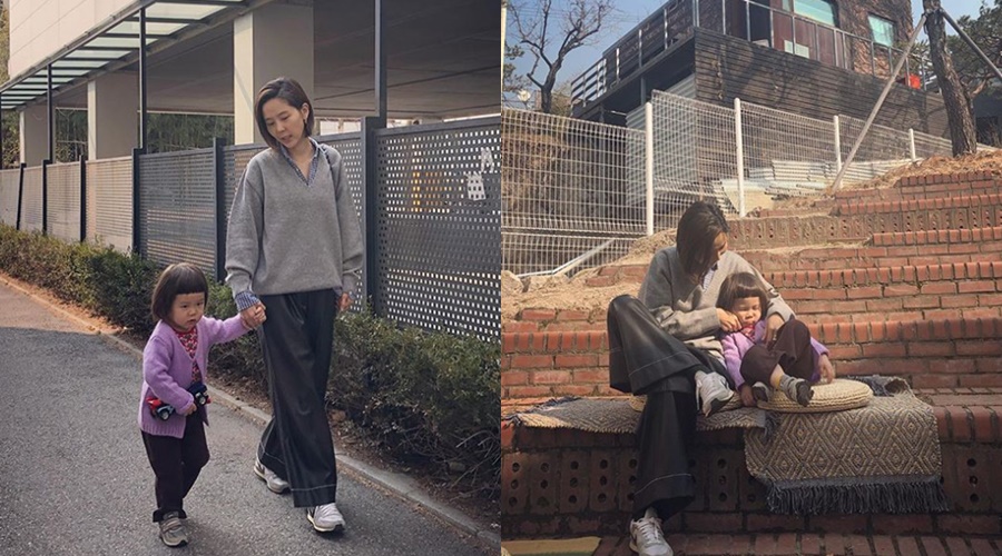 離婚発表後のキム・ナヨンの近況、息子と共に