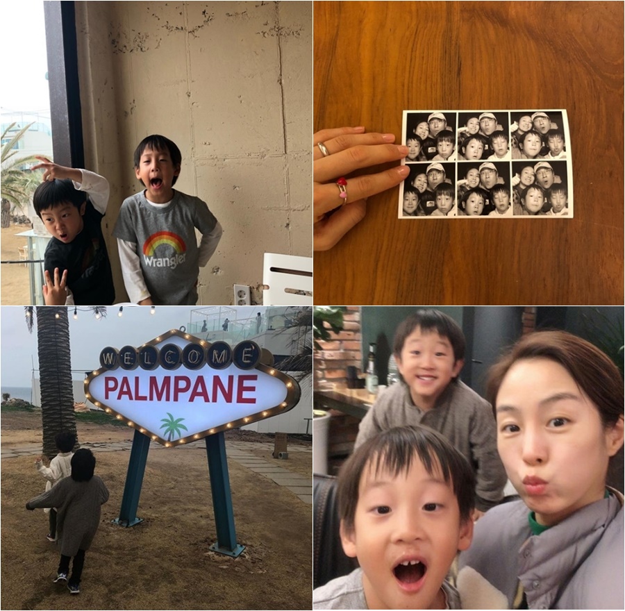イ・フィジェ＆ムン・ジョンウォン夫妻、双子と一緒の家族写真公開