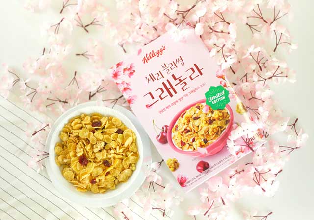 テーマは「ピンクの桜」、春限定商品が続々登場