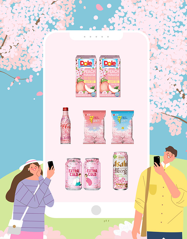 桜デザインが華やか！　お花見にピッタリの限定商品続々登場