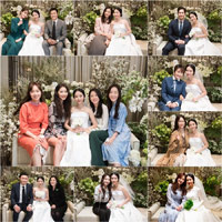 イ・ジョンヒョン、イ・ビョンホン夫妻らとの結婚式記念写真公開
