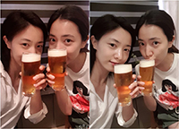 リュ・ヒョヨン×リュ・ファヨン、双子姉妹がビールで乾杯