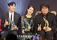 『パラサイト』四冠、主演賞はチュ・ジフン&チョ・ヨジョン=春史映画賞