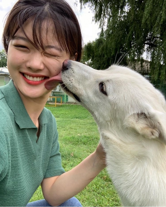 「一番好き」　キム・ユジョン、愛犬への愛情アピール