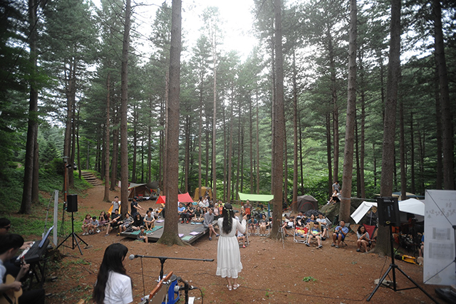 韓国人の新しい避暑の楽しみ方！　森でミュージカル鑑賞