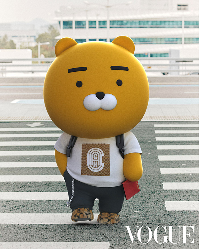 スター顔負け！　カカオフレンズ「ライアン」NYコレクション出席
