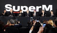 SuperMが米でデビュー会見 11月から北米アリーナツアー