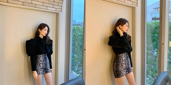 Davichiカン・ミンギョン、美貌＆脚線美で完璧マネキンボディー