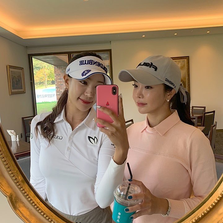 美しすぎるゴルファー、アン・シネ＆ユ・ヒョンジュが2ショット公開
