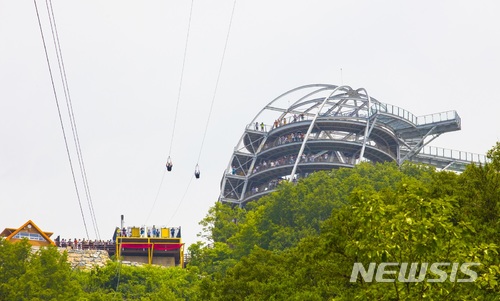 満天下スカイウオークに続け！　丹陽・竹嶺にパノラマ展望台建設へ