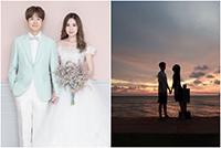 カン・ミヨン&ファン・バウル、新婚旅行の写真公開 「愛してる」
