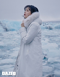 【フォト】ユン・スンア　アイスランドで「氷の王女」に＝「DAZED」