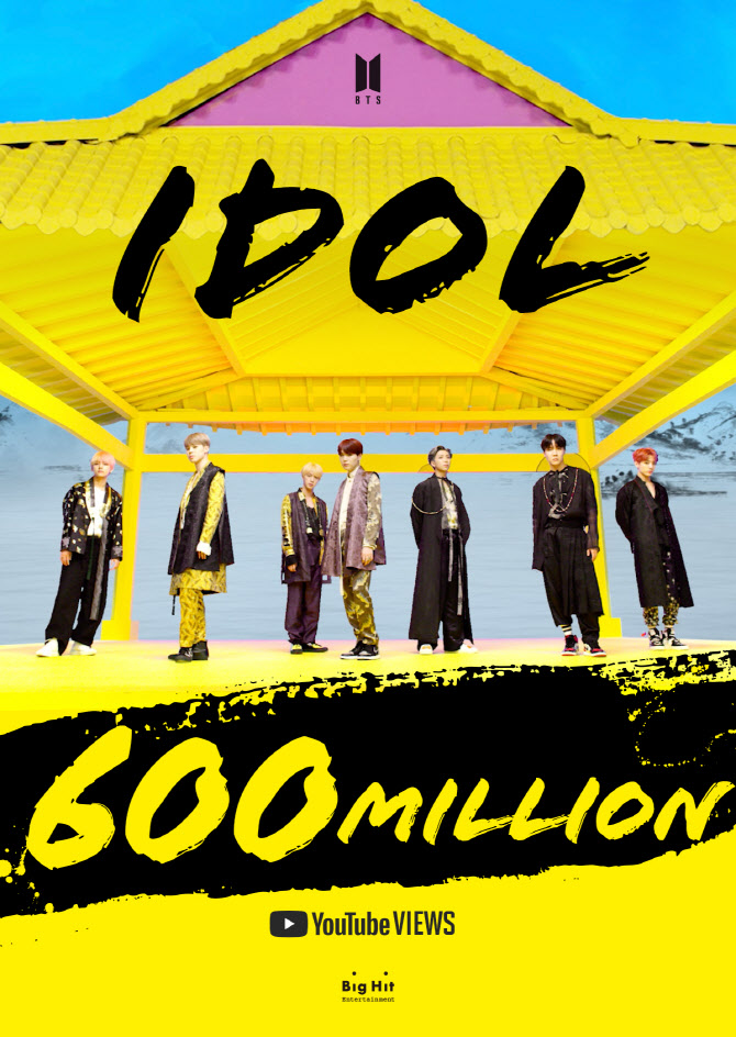 防弾少年団『IDOL』MVが再生6億回