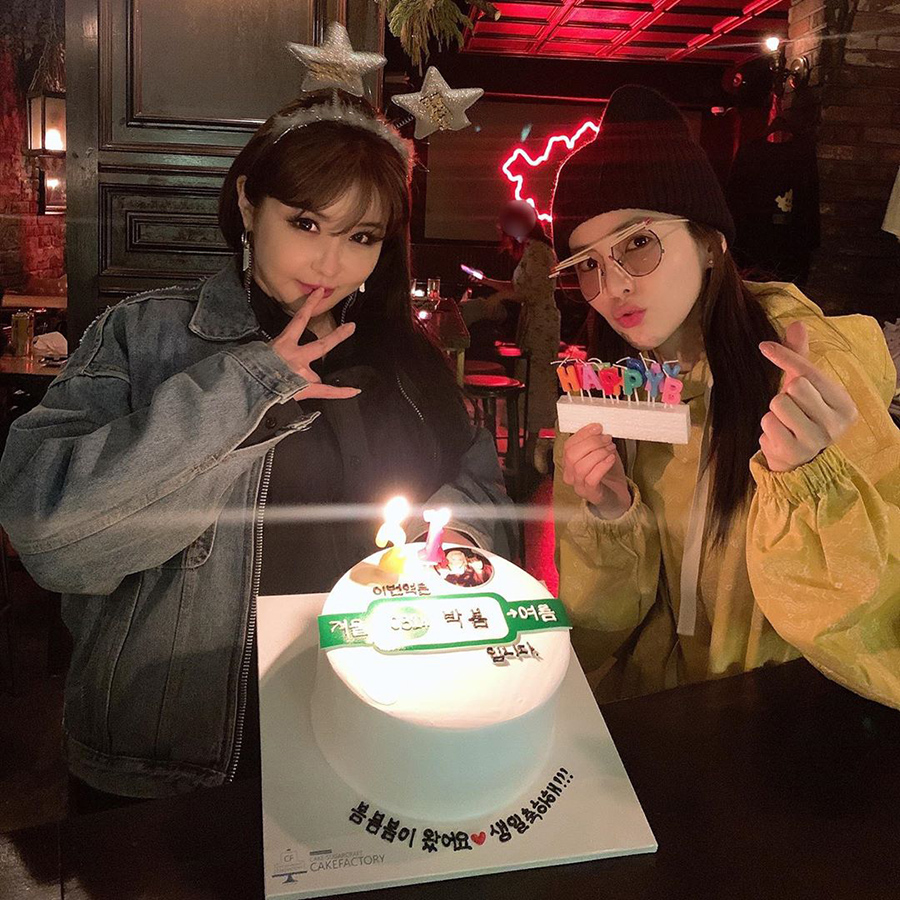 ダラ×ボム、2NE1友情ing…「一緒に迎える14回目の誕生日」