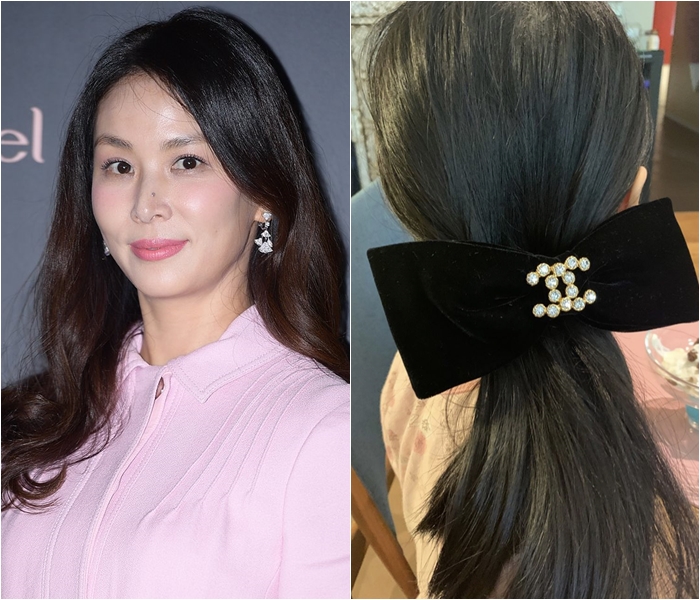コ・ソヨンが娘の写真公開、高級ブランドの髪飾りがキラリ