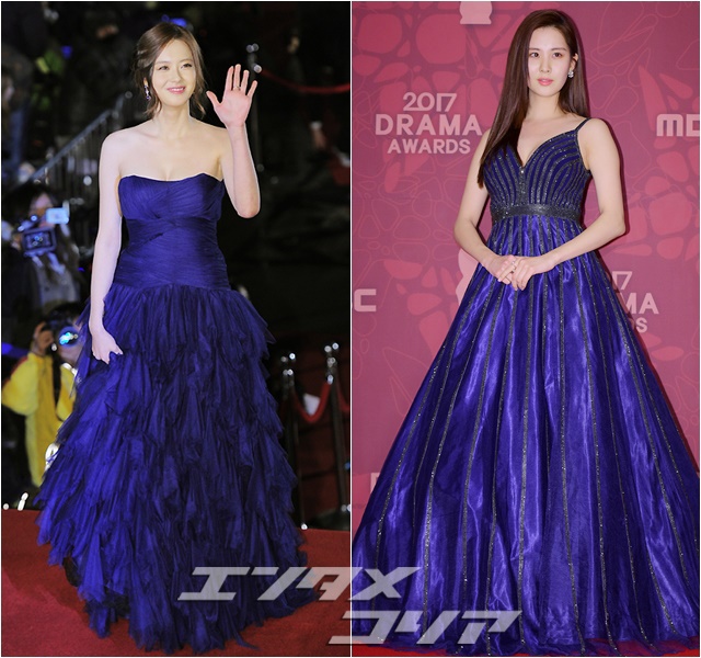 ソン・ユナ、コ・アラ…魅惑の青いドレスを選んだスターは？