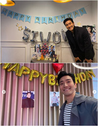 SJシウォン、ファンが用意した誕生日カフェ記念写真公開