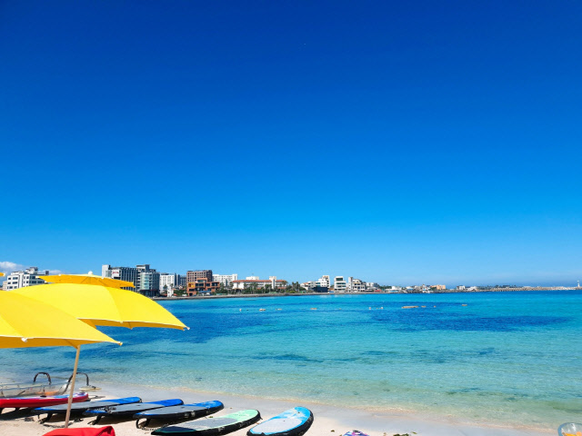 済州・咸徳海水浴場