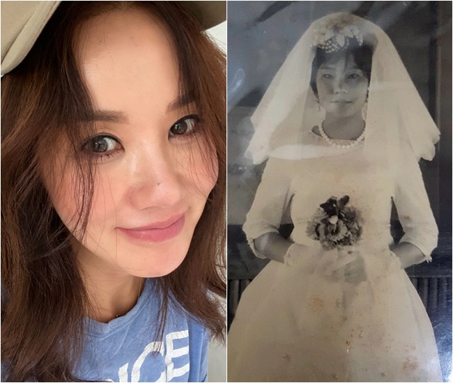Chosun Online 朝鮮日報 オム ジョンファ 母親のウエディングドレス姿写真公開
