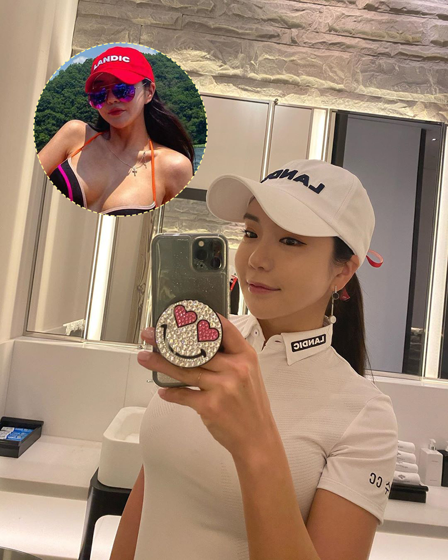 Chosun Online 朝鮮日報 美人ゴルファー アン シネ ビキニで魅せるしっかりボディー