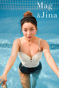 【フォト】f（x）ルナ、圧倒的な水着姿のボディーライ＝「Mag＆Jina」