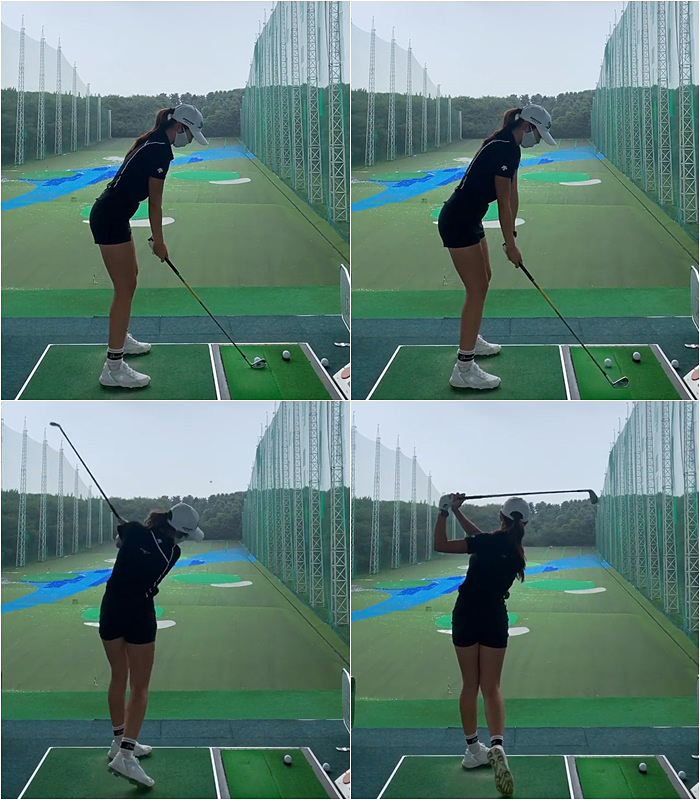 「ゴルフ界のアイドル」アン・ソヒョン、練習に集中