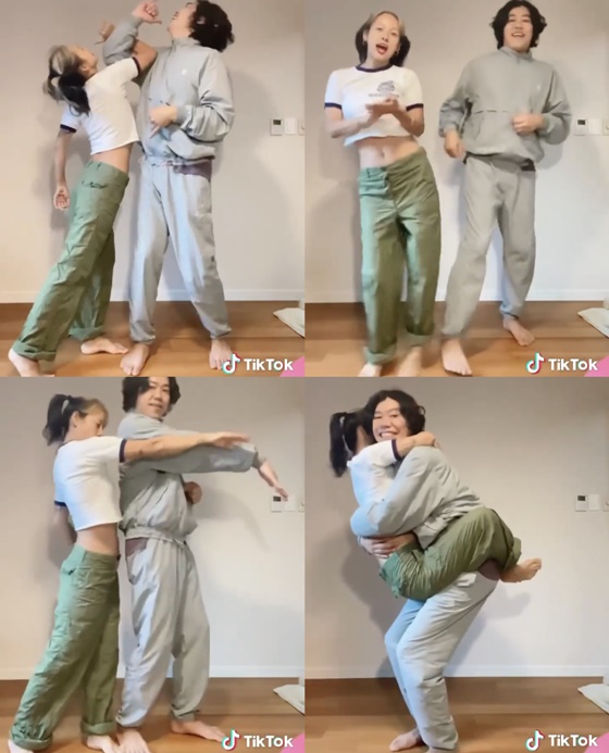 イ・ヒョリ夫妻がMAMAMOOの「Dingga」ダンス・チャレンジ参加、最後は甘い抱擁