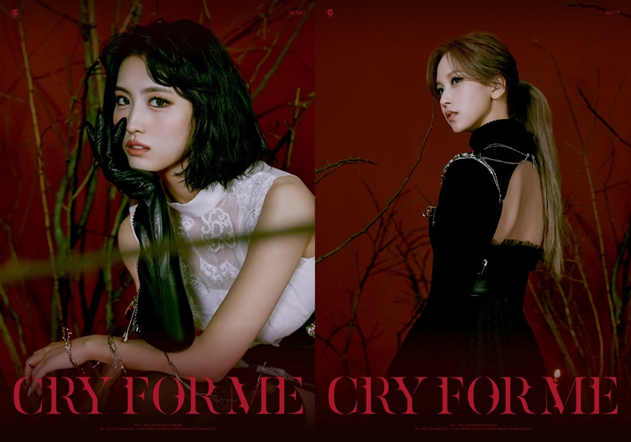 TWICEモモ＆ミナの「CRY FOR ME」先行イメージ公開